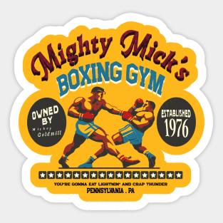 Mighty Mick's Boxing Gym Sticker